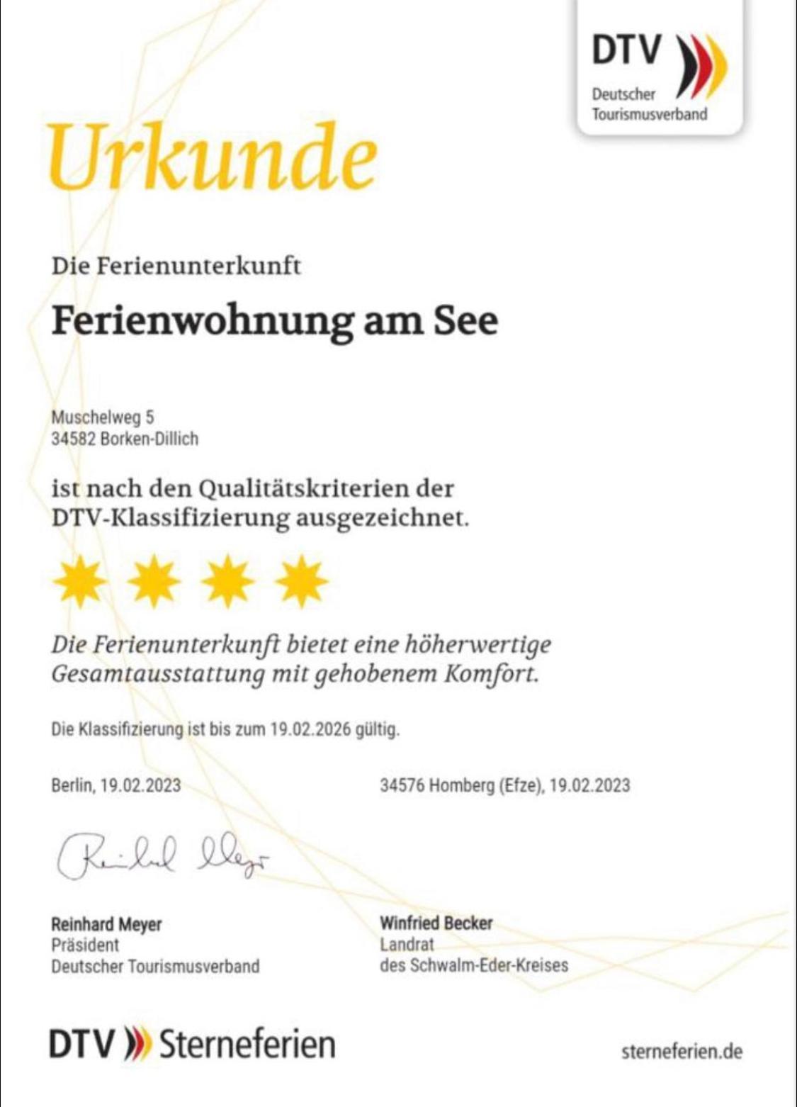 Ferienwohnung Am See Dillich - Ruhige Lage - Eigener Garten - Direkt Neben Einem Natursee Borken  Eksteriør billede